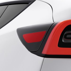 Spigen Tesla Protective Film and Wrap Set for Charge Port (EU), carbon - Tesla Model Y/3 6