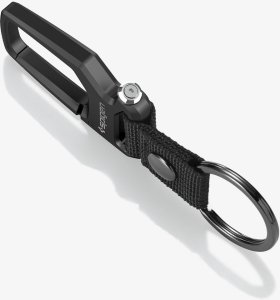 Spigen Carabiner With KeyRing 2 Pack, black 4