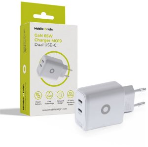 Mobile Origin GaN 65W Charger MO19 - Dual USB-C 1