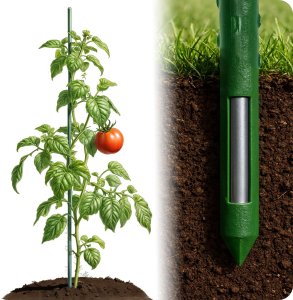 Tyczki do roślin 180 cm Plonos PL-940 zielone 10szt 5