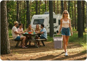 Lodówka turystyczna Berdsen Icemax 29 litry tryb ECO - ciemnoszara 12