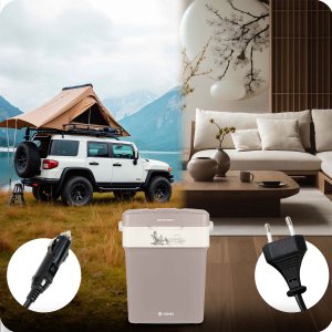 Lodówka turystyczna Berdsen Icemax 29 litry tryb ECO - ciemnoszara 6