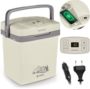 Lodówka turystyczna Berdsen Icemax 26 litry tryb ECO - kremowa 14