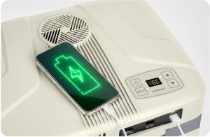 Lodówka turystyczna Berdsen Icemax 26 litry tryb ECO - kremowa 2