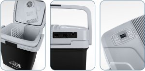 Lodówka turystyczna Berdsen Icemax 26 litry tryb ECO - czarna 14