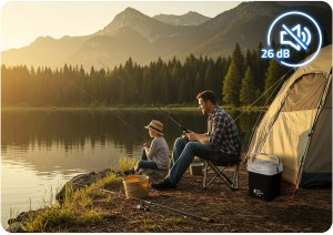 Lodówka turystyczna Berdsen Icemax 26 litry tryb ECO - czarna 8