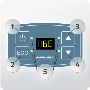 Lodówka turystyczna Berdsen Icemax 26 litry tryb ECO - niebieska 12
