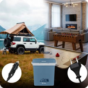 Lodówka turystyczna Berdsen Icemax 26 litry tryb ECO - niebieska 13