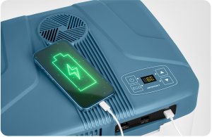 Lodówka turystyczna Berdsen Icemax 26 litry tryb ECO - niebieska 4