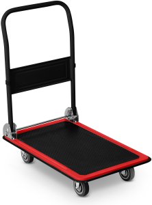 Humberg Wózek transportowy platformowy HM-505 czarno-czerwony 4