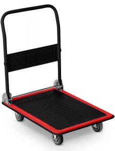 Humberg Wózek transportowy platformowy HM-506 czarno-czerwony 2