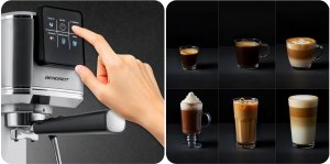 Ekspres do kawy kolbowy 20 bar Berdsen BD-770 srebrny 15