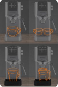 Ekspres do kawy kolbowy 20 bar Berdsen BD-770 srebrny 16