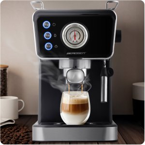 Ekspres do kawy kolbowy 20 bar Berdsen BD-772 czarny 4