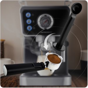 Ekspres do kawy kolbowy 20 bar Berdsen BD-772 czarny 6