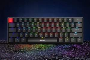 Klawiatura Marvo Saber 61 ZDZ Red (KG933G WH EN) 6