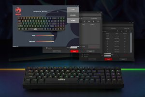 Klawiatura Marvo Shogo 78W Wireless Banana Crystal (KG956W) 12