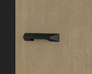 Szafa młodzieżowa COLT 01 3D dąb złoty craft/czarna ML MEBLE 6