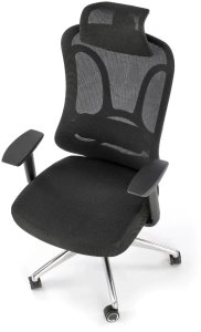 Fotel biurowy GILBERTO czarny HALMAR 4