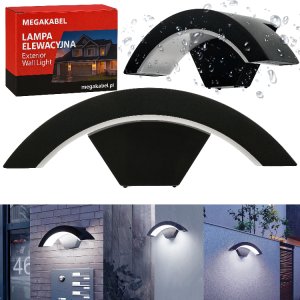 Lampa kinkiet LED elewacyjny nad drzwi 18W zimna barwa CX-31 MEGAKABEL 1
