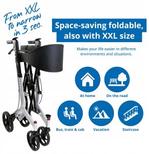 Weinberger Aluminium-Rollator XXL 1