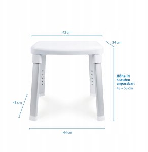 Weinberger Dusch- und Badhocker Gratia 8