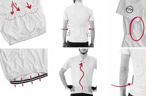 MĘSKA KOSZULKA ROWEROWA MADANI KOLARSKA R. L 5