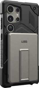 UAG Ultra Slim 5K - powerbank 5000 mAh z podstawką, ładowanie bezprzewodowe 10W, kompatybilny z MagSafe, kabel w zestawie (titanium) 2