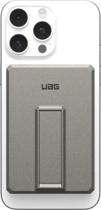 UAG Ultra Slim 5K - powerbank 5000 mAh z podstawką, ładowanie bezprzewodowe 10W, kompatybilny z MagSafe, kabel w zestawie (titanium) 9