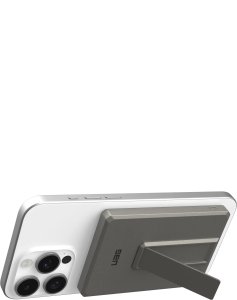 UAG Ultra Slim 5K - powerbank 5000 mAh z podstawką, ładowanie bezprzewodowe 10W, kompatybilny z MagSafe, kabel w zestawie (titanium) 10