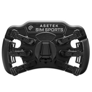 Asetek SimSports Invicta Formula Lenkrad, 4,3-Zoll-LCD, USB-C - Black on Black Edition 2