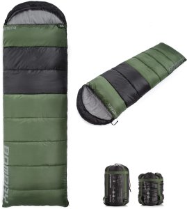 Śpiwór Meteor Bombay L oliwkowy/czarny Uniwersalny 12