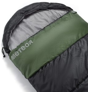 Śpiwór Meteor Bombay L oliwkowy/czarny Uniwersalny 5