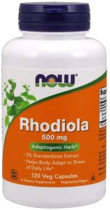 NOW Foods - Różeniec Górski, Rhodiola, 500mg, 120 vkaps 1