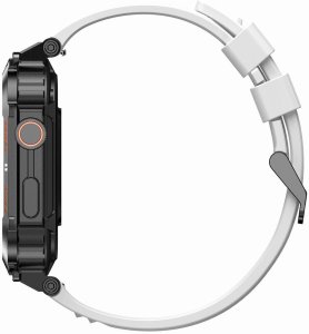 Zegarek chłopięcy KOMUNIA SMARTWATCH GRAVITY LUTON GT6-8 czarny/ biały gumowy 5