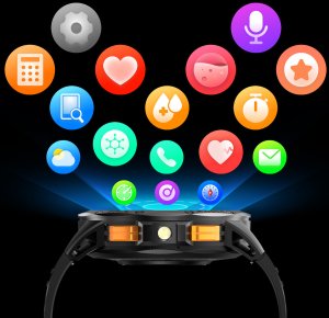 Zegarek Komunijny SMARTWATCH-GPS- GRAVITY GT24-4 SR/BK/OG 22