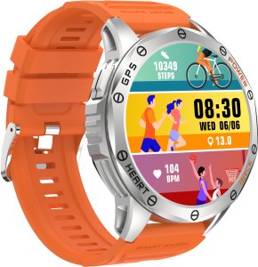 Zegarek Komunijny SMARTWATCH-GPS- GRAVITY GT24-4 SR/BK/OG 29