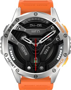 Zegarek Komunijny SMARTWATCH-GPS- GRAVITY GT24-4 SR/BK/OG 5