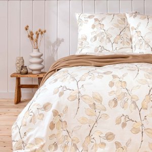 Pościel flanelowa 200x220 cm Pinzolo 5460/180 sand 5