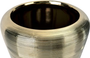 Wazon ceramiczny 34 cm w kolorze złota 441565 4