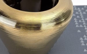 Wazon ceramiczny 16 cm w kolorze złota 441562 7