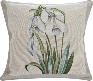 Poszewka dekoracyjna 45x45 cm Duże Przebiśniegi 1300A 1