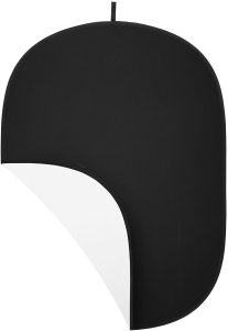 WESTCOTT Składane tło 2-in-1 Black & 2