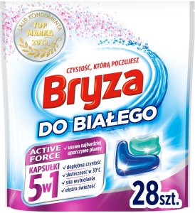 Bryza Kapsułki do białego 5w1 Active Force 3