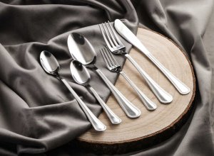 KOMPLET 24 SZT. SZTUĆCÓW DLA 4 OSÓB LUCE SREBRNY 0565 3