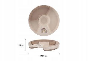 TALERZYK DZIECIĘCY DZIELONY MIO LITTLE FARM 108002565399 3