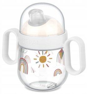 KUBEK DZIECIĘCY NIEKAPEK MIO SUNSHINE & RAINBOW 200ML 108017065245 2