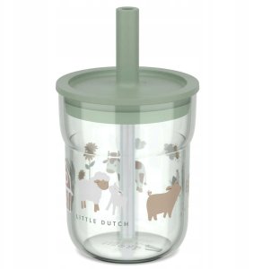 SZKLANKA DZIECIĘCA ZE SŁOMKĄ MIO 250ML LITTLE FARM 108023065399 2