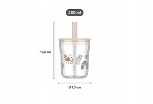 Mepal SZKLANKA DZIECIĘCA ZE SŁOMKĄ MIO 250ML FOREST FRIENDS 108023065408 5
