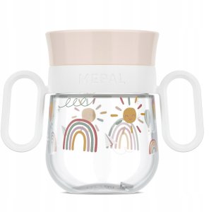 Mepal Kubek dziecięcy treningowy do nauki picia Mio Sunshine & Rainbow 200 ml 2